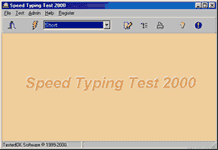 Speed Typing Test 2000